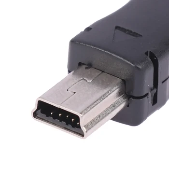 10 Adet Mini USB Konektörü 5 Pin T Bağlantı Noktası Erkek Fiş soketli konnektör için Plastik Kapaklı DIY Adaptör Kablosu Hattı Aksesuarları Görüntü