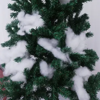100 / 20g Noel Simülasyon Kar Süslemeleri Yanlış Pamuk Kar Noel Kar Sahne Düzeni kapalı Noel ağaç dekor Sahne Görüntü