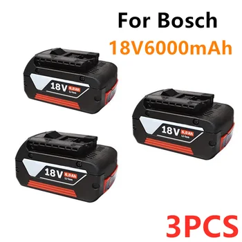100% Original 18V 6.0/8.0/10ah Lithium-ionen-akku für Bosch 18V 6,0 EIN Backup batterie Tragbare Ersatz BAT60 Görüntü