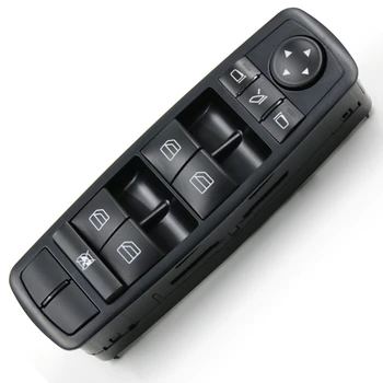 1x Araba Pencere Anahtarı Düğmesi Siyah Fit Mercedes Benz ML350 2518300290 Görüntü
