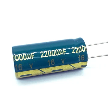 2 adet / grup 22000uf16V Düşük ESR / Empedans yüksek frekanslı alüminyum elektrolitik kondansatör boyutu 18*40 16V 22000uf 20% Görüntü