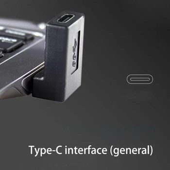 2023 Yeni 10Gbps 90 Derece Sağ Açılı USB Erkek C Tipi dişi adaptör Süper Hızlı Data Sync Şarj Dönüştürücü Dizüstü Bilgisayar için Görüntü