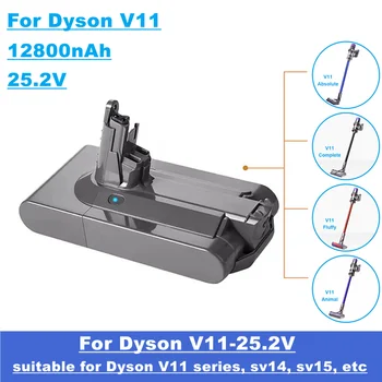 25.2 V elektrikli süpürge pil değiştirme, 6800mAh~1280mAh için uygun Dyson V11 serisi V11 kabarık V11 hayvan V11 alternatif Görüntü