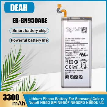 3300mAh EB - BN950ABA EB-BN950ABE Yedek Telefon Pil Samsung Galaxy Not 8 İçin Note8 N950 SM-N950F N950FD N950U N950W N950N Görüntü