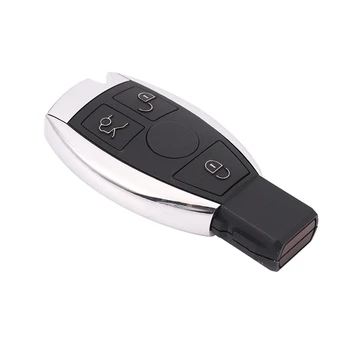 3X3 Düğmeler Uzaktan Araba Anahtarı kılıflı anahtar Değiştirme Mercedes Benz İçin Yıl 2000+ NEC ve BGA Kontrol 433.92 Mhz Görüntü