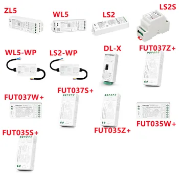 5 in 1 WiFi LED Şerit Denetleyici Tuya APP ses kontrolü (Zigbee 3.0 + 2.4 G) tek renk / Çift beyaz / RGB / RGBW / RGB + CCT led şerit Görüntü