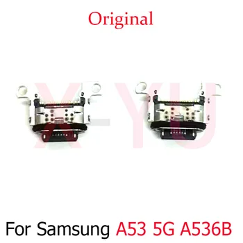 50 ADET Orijinal Samsung Galaxy A53 5G A536B A536 USB Şarj Şarj Portu Dock Soket Görüntü