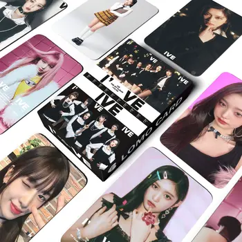 55 Adet/takım Kpop IVE Albümü IVE Lomo Kartı Yüksek Kaliteli Baskı Fotocard Yujin Gaeul Wonyoung LİZ Rei Leeseo Fotocard Hayranları Hediye Görüntü