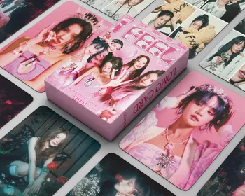 55 Adet / takım Kpop Sıcak Idol (G)I-DLE Yeni Albüm HİSSEDİYORUM Yüksek Kaliteli Lomo Kartları Dekorasyon Koleksiyonu Kartpostal Sevimli Minnie Yeh Shuhua Görüntü
