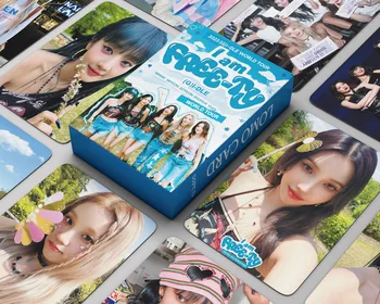 55 adet Kpop (G)I-DLE Yeni Albüm Ben Freet LOMO Kartı Photocards Fotoğraf Kartı Kore Moda (G) I-DLE Posteri Resim Hayranları Hediyeler Görüntü