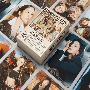 55 / set Kpop IKI KEZ ITZY IU IVE albümü kart LOMO kartı albümü Hissediyor yüksek kaliteli fotoğraf kartı kart baskı güzellik hediye Görüntü