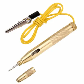 6-24V Test Bakır kalem Çok amaçlı Elektrikli Kalem Elektrikçi Testi Klip için Özel Araç Ses Aracı Küçük Boyutu Görüntü