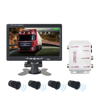 7 inç AHD ekran dikiz kamera sistemi kamyon kamera dijital park sensörü kamera sistemi araba geri yardım Görüntü