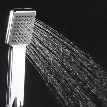 ABS El Düzenlenen Duş Püskürtücü Yüksek Basınçlı Duş Başlığı Yağış Evrensel Banyo Aksesuarları Duş Başlığı Su Tasarrufu Akış Görüntü