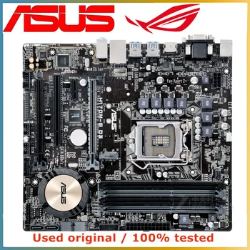 ASUS için H170M-E D3 bilgisayar anakartı LGA 1151 DDR3 32G Intel H170 Masaüstü Anakart M. 2 NVME PCI-E 3. 0X16 Görüntü