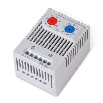 Anahtarı Termostat Kompakt Mekanik Plastik sıcaklık kontrol cihazı Termoregülatör Termostatik Bimetal Dayanıklı Görüntü