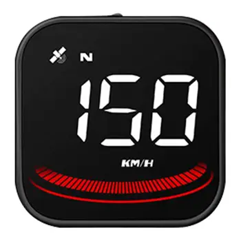 Araba Hud Hız Göstergesi Head-Up Ekran Araba Evrensel HUD GPS Hız Göstergesi Hız Testi Fren Testi Aşırı Hız Alarmı LED Ekran Görüntü