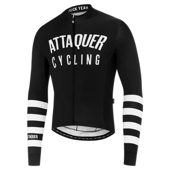 Attaquer Bisiklet Jersey Erkekler Tam Kollu Döngüsü Giyim MTB Roubaix bisikletçi giysisi Tops Uzun Kollu Spor SL Binmek Gömlek Görüntü