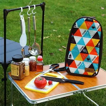 Açık Tencere seti Kamp Taşınabilir Mutfak Alet Setleri saklama çantası Paslanmaz Çelik 8 parça Piknik Çantası Kendinden tahrikli Seyahat Görüntü