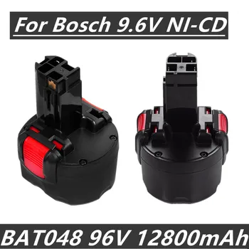 BAT048 Bosch için 9.6 V 12800mAh Ni-CD şarj edilebilir pil Güç Araçları Pil için Bosch PSR 960 BH984 BAT048 BAT119 Görüntü