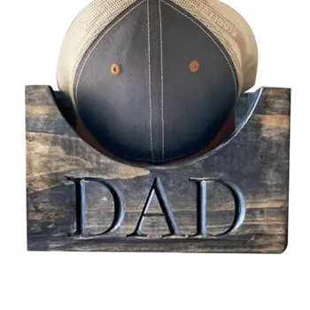 Babalar Günü beyzbol şapkası Kutusu Ahşap Şapka saklama kutusu Vitrin İstiflenebilir beyzbol şapkası Rafı Vestiyer Yatak Odası Oturma Odası Veya Görüntü