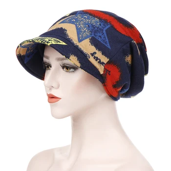 Bahar Rahat Başörtüsü Şapka Çift Amaçlı Şapka Kırmızı Doruğa Kap Kova Şapka Bere Kap Kaput Panama Şapka Kadınlar İçin Görüntü