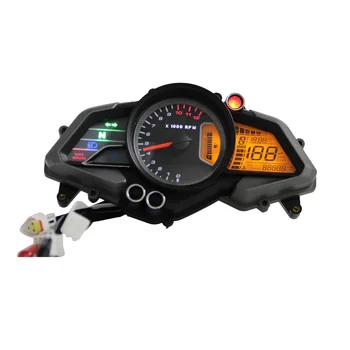 Bajaj için 200NS Takometre Dijital Kilometre Sayacı motosiklet kilometre saati Ölçer Ölçer LCD Enstrüman Görüntü