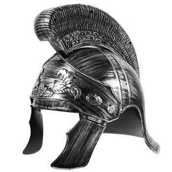 Cosplay Roma Kask Savaşçı Gladyatör Kask Ortaçağ Cosplay Kostüm Prop Görüntü