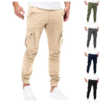 Erkek spor pantolon İlkbahar Ve Yaz Moda Rahat Koşu Pantolon Erkekler İnce Hafif Yürüyüş İş Pantolonu Açık Homme Görüntü