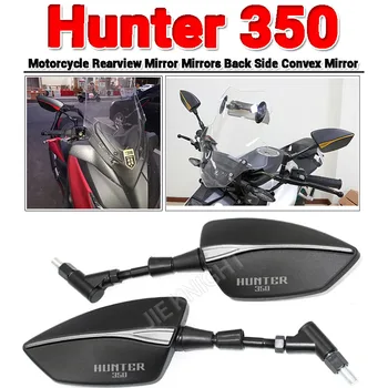 Evrensel 8mm 10mm Motosiklet Ayna Scooter dikiz aynaları Arka Yan Dışbükey Ayna Hunter 350 hunter 350 hunter350 2023 Görüntü