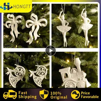 Ince İşçilik Süslemeleri Noel Asılı Kolye Plastik Kolye Kek Dekorasyon Noel Süslemeleri Hediye Dekorasyon Görüntü