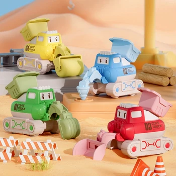 Itin ve Git Oyuncaklar Arabalar Anti Çarpışma Düşmeye Dayanıklı Model Araba Çocuk Tulumları çocuk Ekskavatör İnşaat Araç Modeli Oyuncak Görüntü