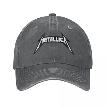 Metallicas Ağır Metal Müzik beyzbol şapkası Snapback Yıkanmış Denim Şapkalar Açık Ayarlanabilir Casquette Beyzbol kovboy şapkası Unisex için Görüntü
