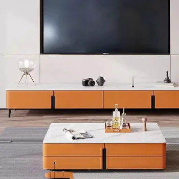 Mobil dizüstü Konsolları Tv Dolabı Standı Televizyon Rafı Merkezi Ekran Tv Dolabı Altın Raf Meuble Tv Suspendu Otel Mobilyaları Görüntü