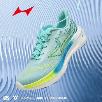 Orijinal sağlık Pro koşu ayakkabıları Erkekler Kadınlar Ultra Hafif Nefes Maraton Sneakers Darbeye Dayanıklı Rahat spor ayakkabı Görüntü