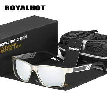 RoyalHot Erkek Kadın Klasik Spor Sürüş Polarize UV400 Güneş Gözlüğü Açık Gözlük Gözlük Görüntü