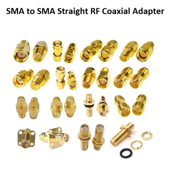 SMA-SMA Adaptörü SMA Dişi SMA Erkek Düz RF Koaksiyel Adaptör Görüntü