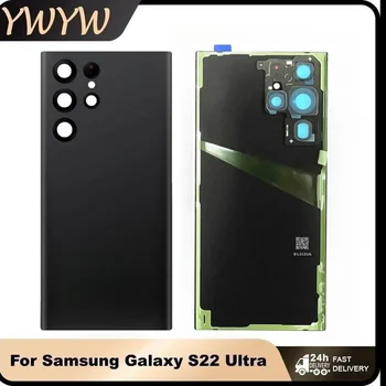 Samsung Galaxy S22 Ultra 5G S908B S908U Pil arka kapak Arka Kapı Konut + Kamera Lens SAMSUNG S22Ultra Görüntü