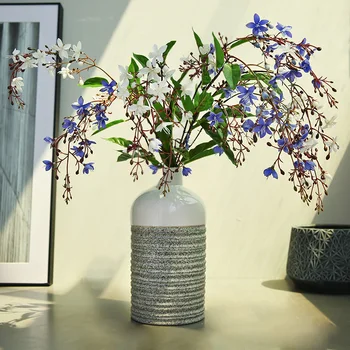 Simüle Yasemin Çiçeği Avrupa Tarzı iç mekan ev dekorasyonu Oturma Odası Düzenleme Fotoğraf Sahne İpek Şube Toptan Görüntü