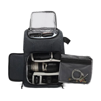 Su geçirmez kamera çantası Fotoğraf Kameraları Sırt Çantası Canon Nikon Sony Xiaomi Dizüstü DSLR Taşınabilir Seyahat Tripod Lens Çantası Video Çantası Görüntü