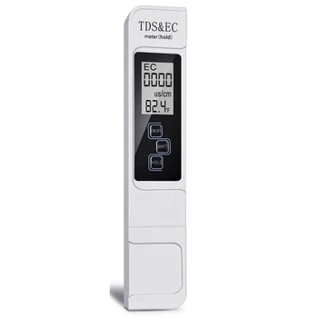 TDS AK Metre Dijital Su Kalitesi Test Cihazı 0-9999 PPM Ölçüm Aralığı Su Saflığı Sıcaklık Ölçer Cihazı Görüntü