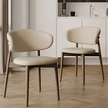 Taşınabilir yemek masası Sandalyeleri Modern Ahşap Bireysel Tasarımcı Salonlar Sandalyeler Yemek Odası Silla Comedor mutfak mobilyası MQ50CY Görüntü