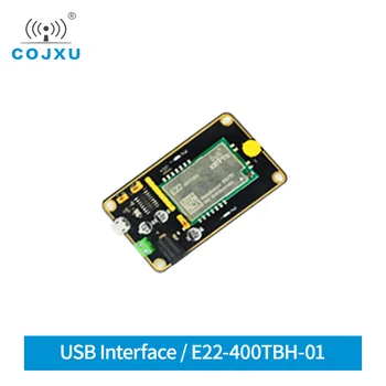 USB TTL Test Kurulu SX1262 30dBm 433 MHz E22-400TBH-01 FEC IoT Kablosuz Alıcı Alıcı Modülü Görüntü
