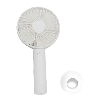 USB el fanı 10.6x21x11.2cm 3 Rüzgar Modu Ayarlanabilir Rüzgar Hızı Ev Plastik Taşınabilir Beyaz/Pembe/Yeşil/Mavi Görüntü