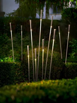 Villa avlu çim lambası plug-in park peyzaj lambası açık bahçe lambası atmosfer lambası Görüntü