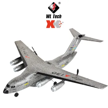 Weili Xk A130-c17 Hercules Nakliye Uçağı Üç Kanallı Simülasyon Geri İtme Çift Güç Planör Modeli Görüntü