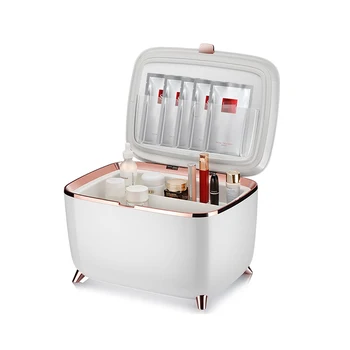 Yatak odası için 9L yeni tasarım Şampanya rengi mini buzdolabı buzdolabı Görüntü