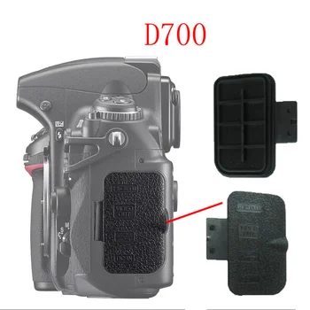 Yeni Kauçuk D700 USB Alt Kapak Terminal Kapağı Değiştirme Nikon D700 kauçuk Kamera onarım bölümü Görüntü