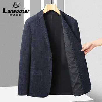 Yeni Varış Moda Rahat Sonbahar ve Kış Elastik Demir içermeyen Blazer Takım Elbise Büyük Boy M L XL 2XL 3XL 4XL Görüntü