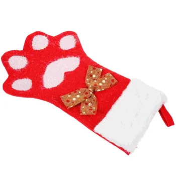 Çorap Noel Çorap Kılıfı Dekorasyon Malzemeleri Noel Ağacı hediye Çantası Bez Parti Kolye Dekoratif Görüntü